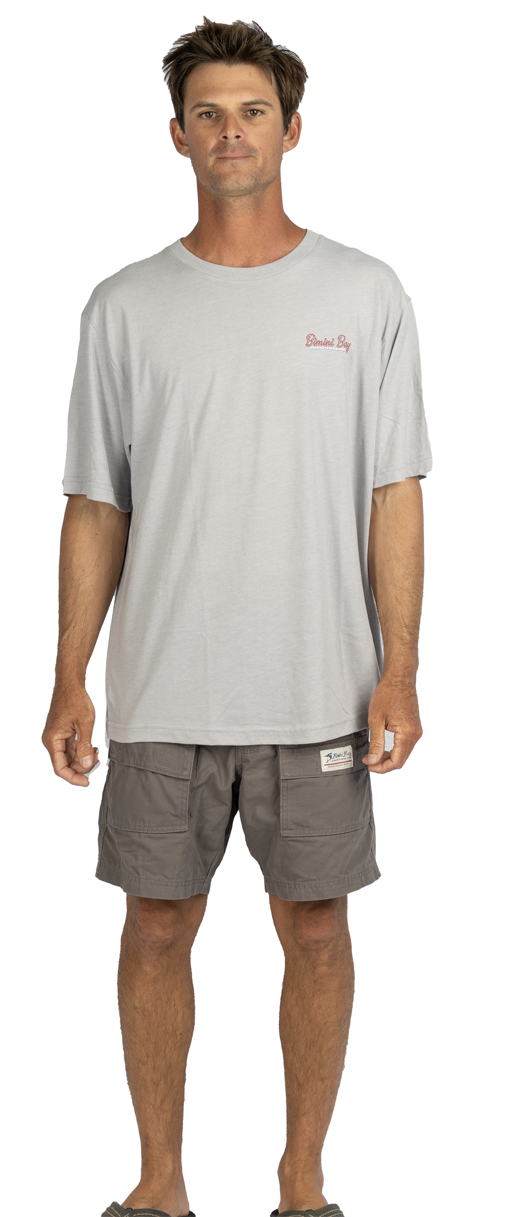 Classic Outfitters Short Sleeve Graphic Tee - Rigged and Ready Light Gray