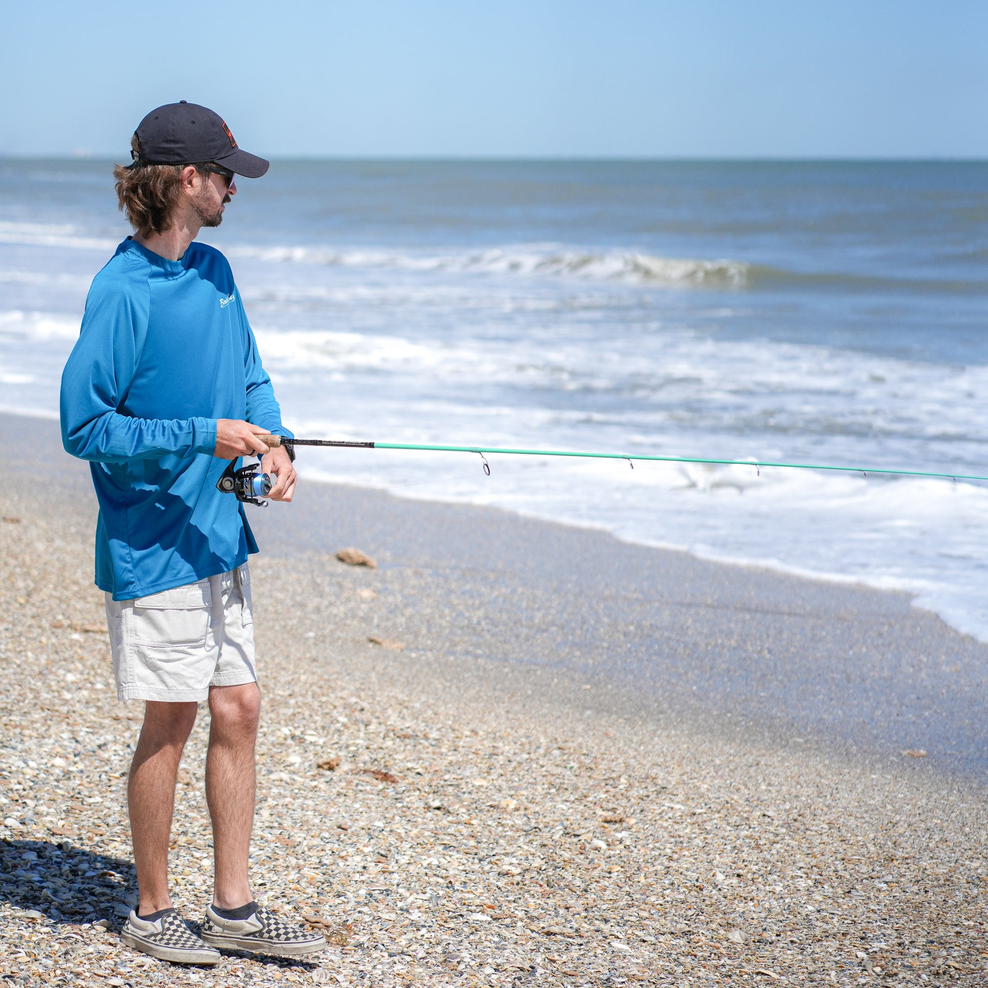Bimini Bay Outfitters Hook M' Men's Long Sleeve Shirt - Reef