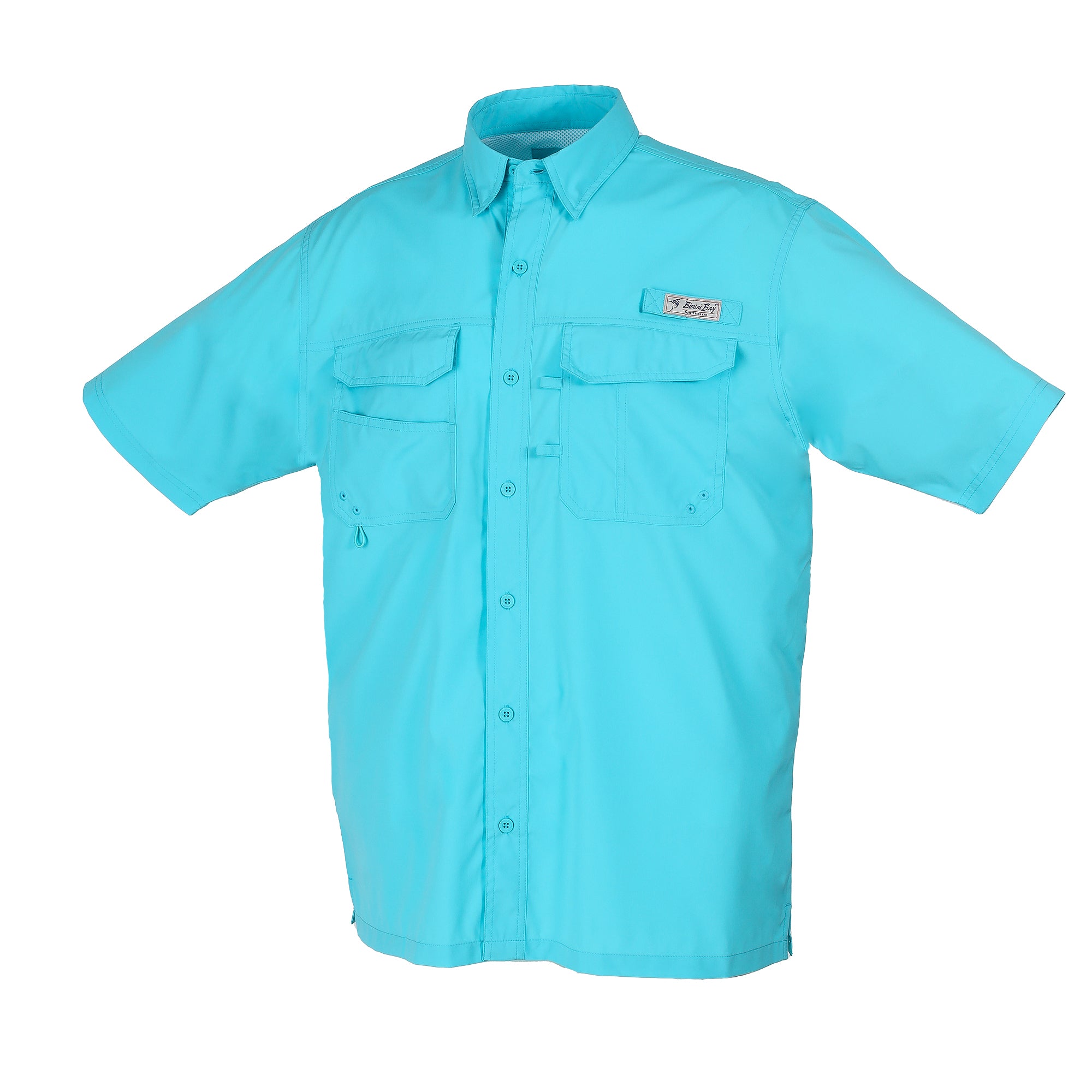 Bimini Bay Outfitters Key West Men's Short Sleeve Shirt Featuring  BloodGuard Plus