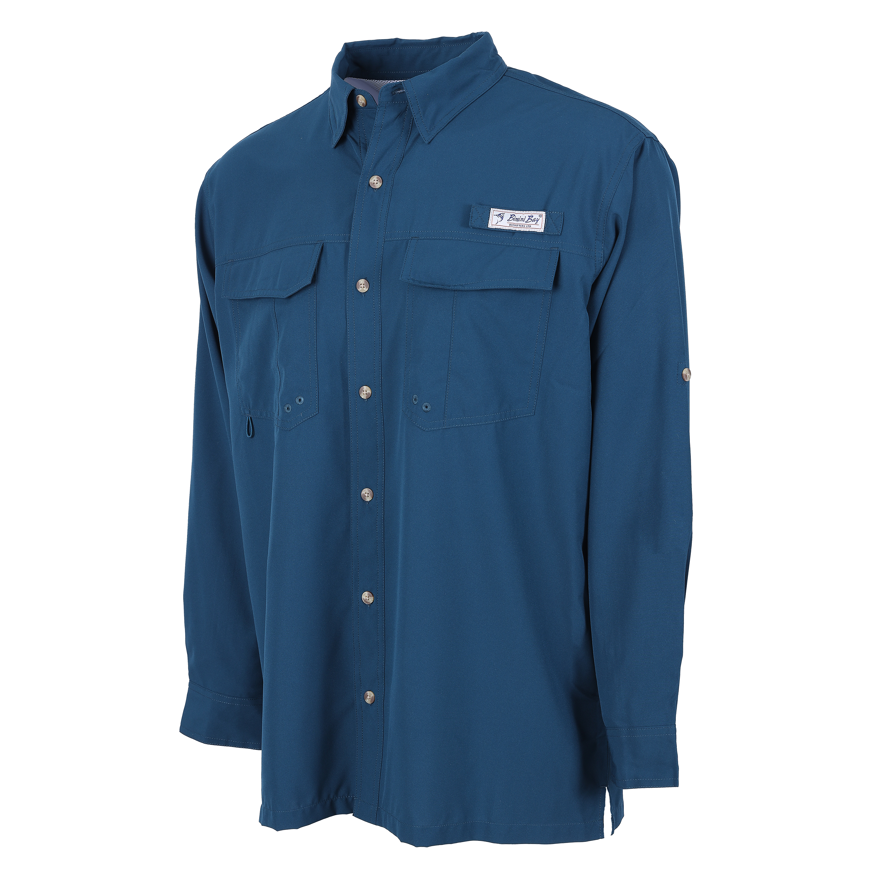 Bimini Bay Outfitters Flats V Men's Long Sleeve Shirt Featuring BloodGuard Plus Fishing Shirt
