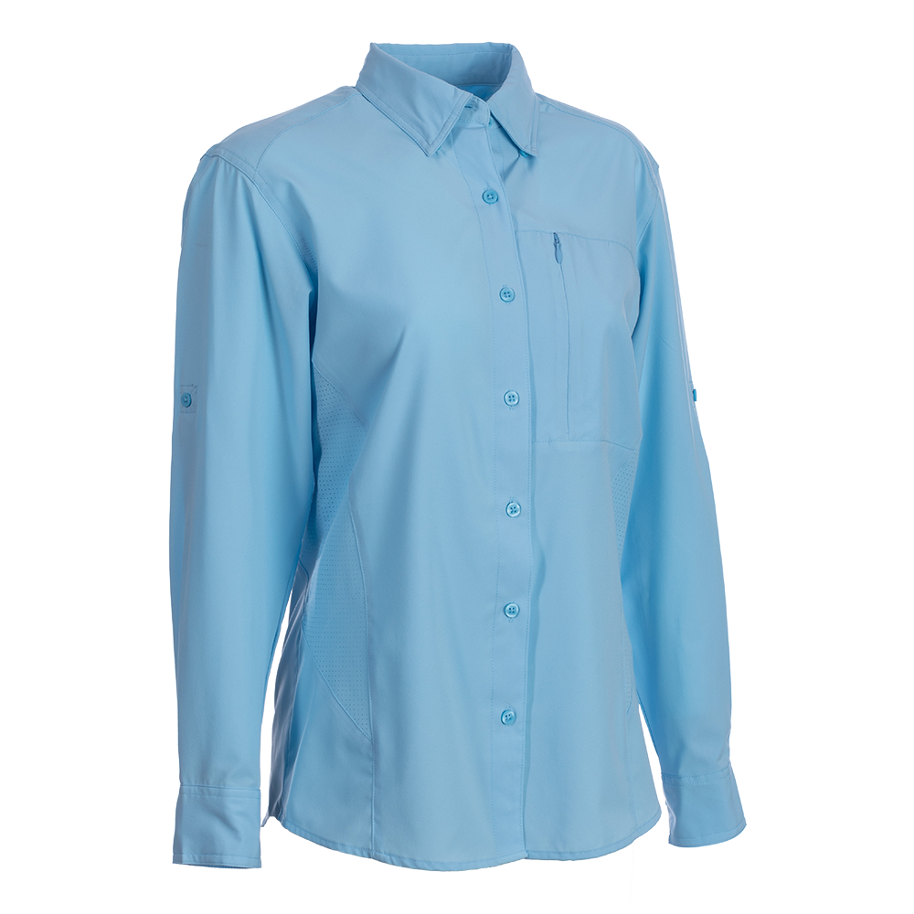 Bimini Bay Outfitters Flats V Men's Long Sleeve Shirt Featuring BloodGuard Plus